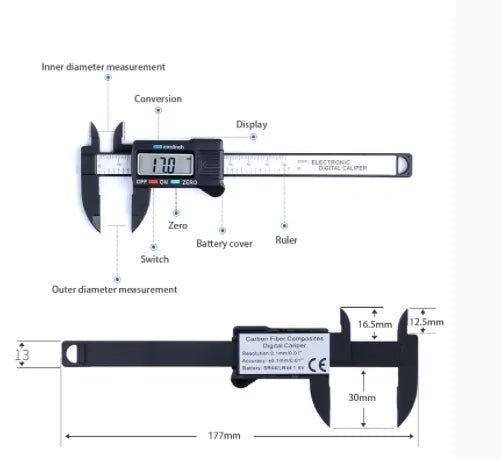 Digital Caliper - High Precision Measurement Tool for Professionals